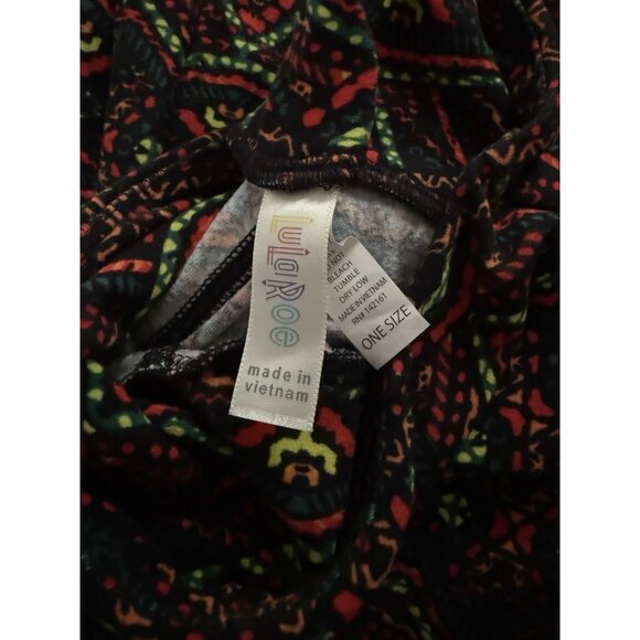 LuLaRoe One Size Leggings Lot of 3 Women’s Snakes Skull Dark Print Patterns *T8 - Picture 5 of 7